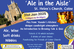 Green and Yellow Modern Charity Fundraising Poster (297 x 210 mm) - Ale in the Aisle page